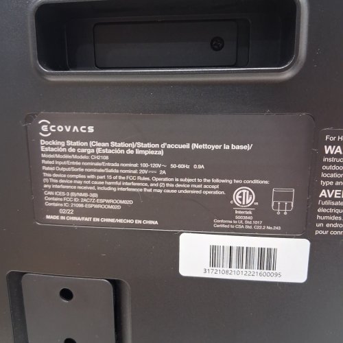 ECOVACS 5000PA DEEBOT X1 TURBO ROBOT VACUUM/MOP COMBO WITH AUTO-WASH/REFILL STATION, & 3D MAPPING - APP/WIFI ENABLED - SILVER/GREY (MODEL: DEX11) image 16