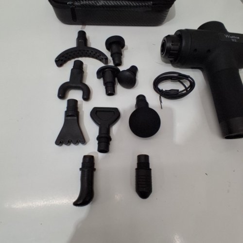 WATTNE W2 MASSAGE GUN DEEP TISSUE PERCUSSION MASSAGER - BLACK image 4