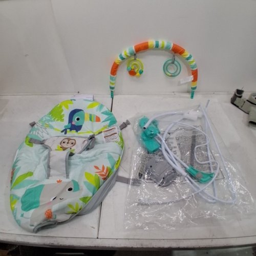 BRIGHT STARTS RAINFOREST VIBES VIBRATING BOUNCER image 2