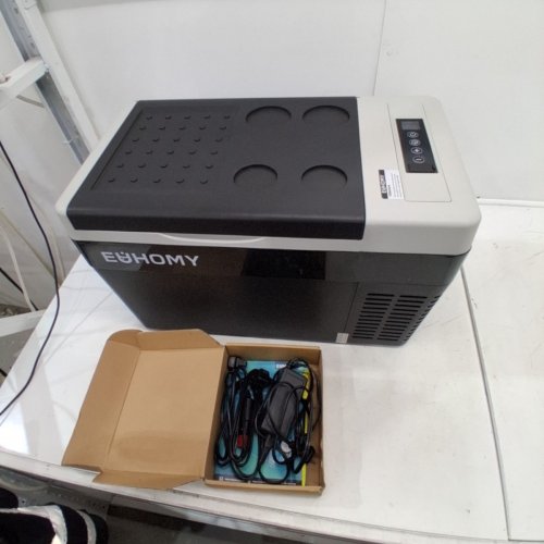 EUHOMY CAMPING FRIDGE FREEZER WITH APP CONTROL - 12/24 V DC & 240 V AC - 25L - BLACK/GREY (MODEL: CF004-25BL) image 3