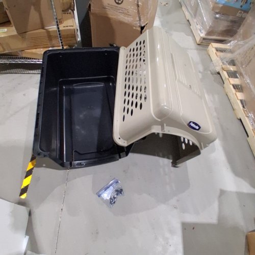 PETMATE VARI PETS LARGE KENNEL - 70LBS TO 90LBS - 40" - BLEACHED LINEN (MODEL: 533513) image 2