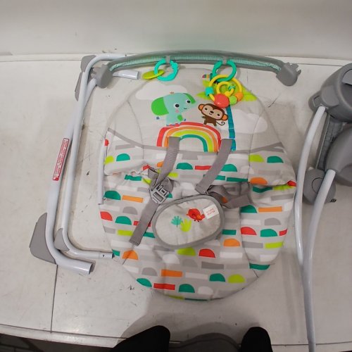 BRIGHT STARTS PLAYFUL PARADISE PORTABLE AUTOMATIC BABY SWING WITH MUSIC image 4