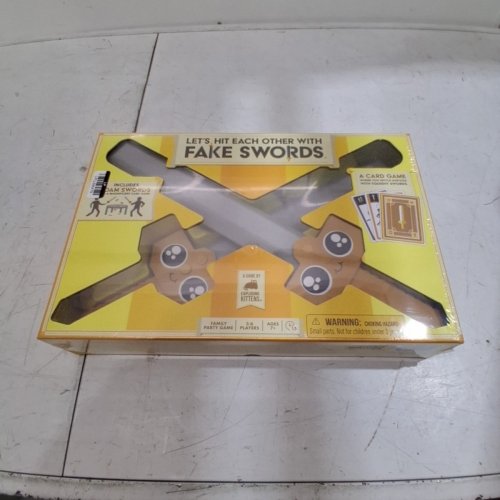 EXPLODING KITTENS FAKE SWORDS CARD GAME - 3 TO 6 PLAYERS - AGES 7+ image 2