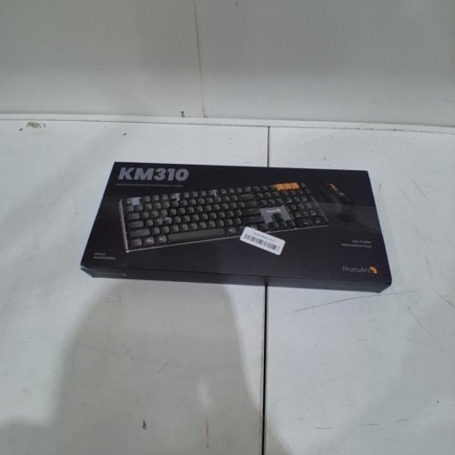 2PC PROTOARC MECHANICAL ALUMINUM KEYBOARD AND MOUSE COMBO - 2.4G, BLUETOOTH - BLACK/ORANGE/GREY (MODEL : KM310) image 6