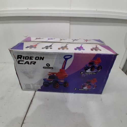 ROVERKID 2-IN-1 KIDS SPORT RIDE ON & PUSH CAR - 50LBS MAX - PINK/BLUE (MODEL: 312) image 5