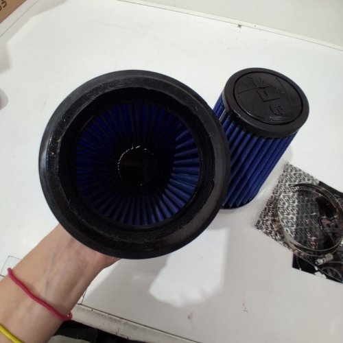 AFE POWER UNIVERSAL FIT MAGNUMFLOW INTAKE KIT AIR FILTER WITH PRO 5 R - BLACK/BLUE (MODEL: 24-91051) image 3