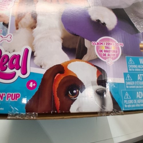 FURREAL MILLIE MY LOVIN PUP ST. BERNARD ELECTRONIC TOY - 22.5" - BROWN/WHITE (MODEL: 1851534) image 4
