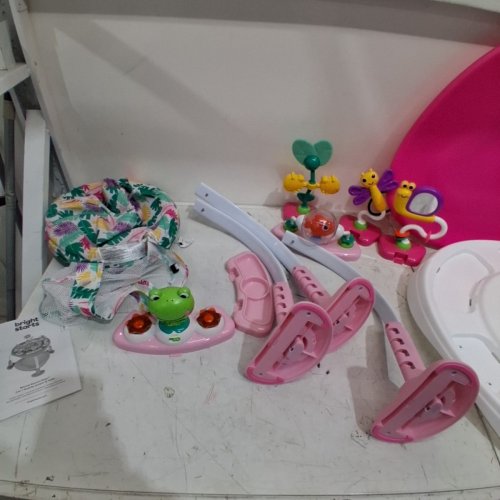BRIGHT STARTS BOUNCE BOUNCE BABY 2-IN-1 ACTIVITY JUMPER & TABLE - PINK (MODEL: 12663) image 4