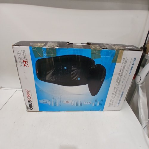 OBUSFORME DEEP KNEADING SHIATSU BACK MASSAGER WITH HEAT - BLACK (MODEL: SM-SMC-05) image 5