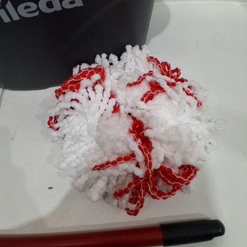 VILEDA EASYWRING SPIN MOP & BUCKET SYSTEM - GREY/RED image 3