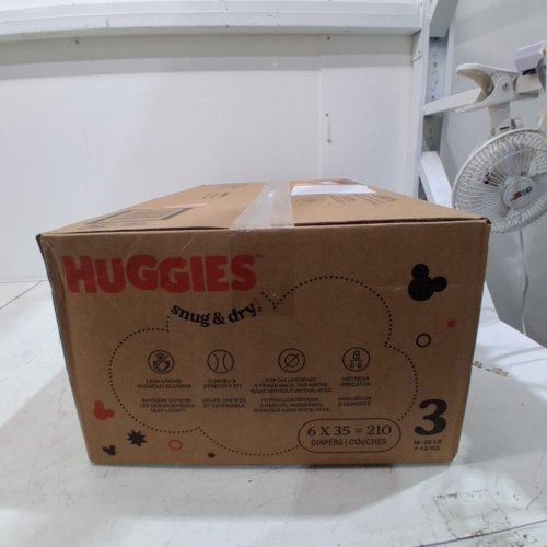 210PK HUGGIES SNUG AND DRY DIAPERS - SIZE 3 - DISNEY BABY (MODEL: 5641101) image 3