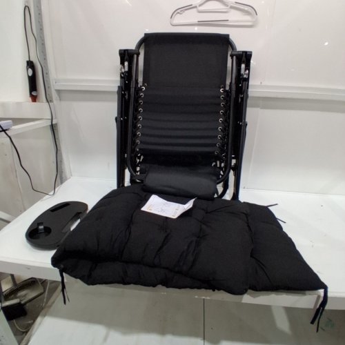 AMAZONBASICS ZERO GRAVITY CHAIR - 26" - BLACK image 2