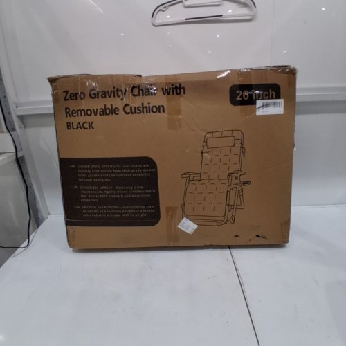 AMAZONBASICS ZERO GRAVITY CHAIR - 26" - BLACK image 3