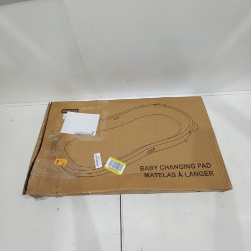 WATERPROOF BABY CHANGING PAD WITH ADJUSTABLE SAFETY STRAP - BEIGE (KNRSS18) image 4