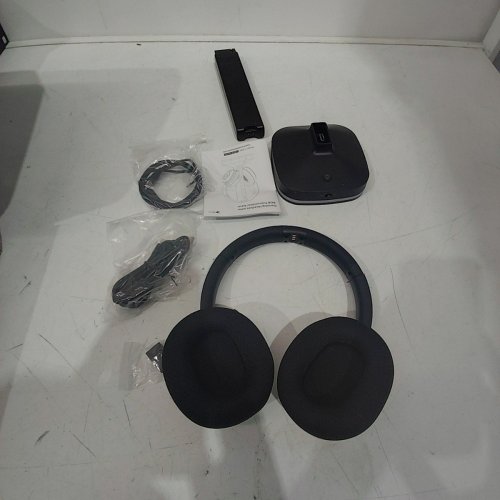 EARBAY WIRELESS GAMING HEADSET WITH RGB TRANSMITTER BASE - 2.4GHZ - WHITE - (MODEL: G-96) image 3