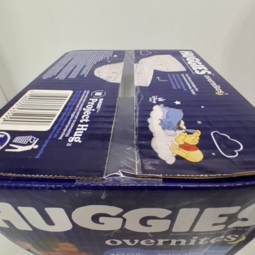 50PK HUGGIES OVERNITES NIGHTTIME BABY DIAPERS - SIZE 5 - WINNIE THE POOH image 4