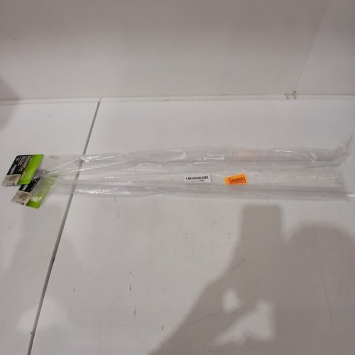 2PK POZIA PLASTIC SHOWER DOOR BOTTOM FRAMELESS GLASS SHOWER DOOR SEAL STRIP - 1/2" - CLEAR image 3