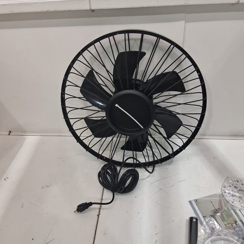 DEPULEY WATERPROOF OUTDOOR HANGING CEILING FAN WITH 3000K - 6500K LED LIGHT AND REMOTE - BLACK (MODEL: WS-FPZ192-18C) image 2