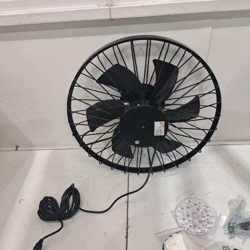 DEPULEY WATERPROOF OUTDOOR HANGING CEILING FAN WITH 3000K - 6500K LED LIGHT AND REMOTE - BLACK (MODEL: WS-FPZ192-18C) image 4
