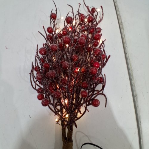HOLIDAY TIME DECORATIVE LED LIGHT UP STAKE - 18" - RED (STYLE: CA24-RBY024-OD) image 2