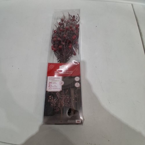 HOLIDAY TIME DECORATIVE LED LIGHT UP STAKE - 18" - RED (STYLE: CA24-RBY024-OD) image 5