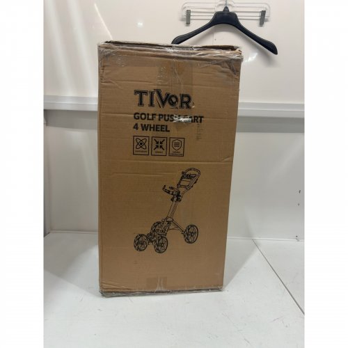 TIVOR GOLF PUSH CART - 4 WHEELS 11.5" - BLACK - BLACK (MODEL: G411) image 5