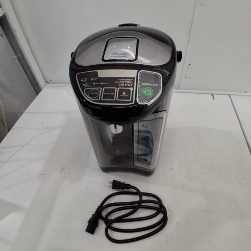 NUTRICHEF STAINLESS STEEL ELECTRIC HOT WATER DISPENSER - 5L - SILVER/BLACK (MODEL: NCHUB35) image 3