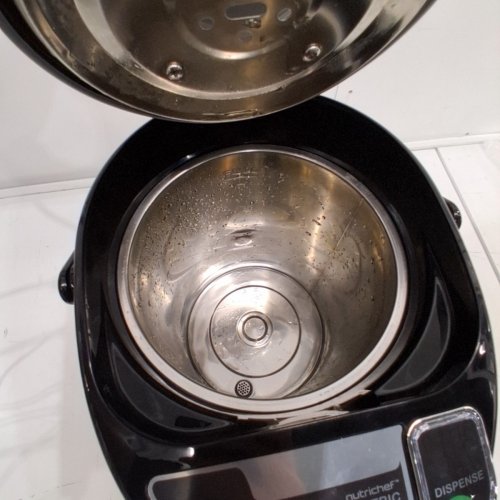 NUTRICHEF STAINLESS STEEL ELECTRIC HOT WATER DISPENSER - 5L - SILVER/BLACK (MODEL: NCHUB35) image 4