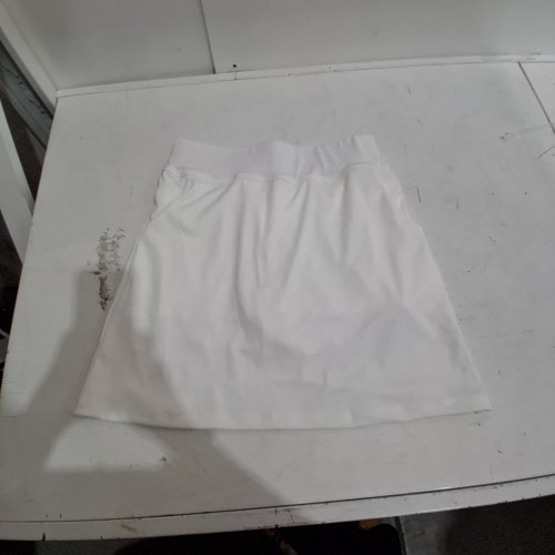 WOMEN'S VIODIA 20" KNEE LENGTH ATHLETIC TENNIS GOLF SKIRT - LARGE - WHITE image 2