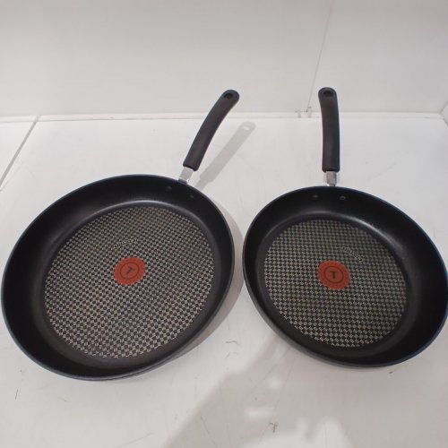 2PC T-FAL ULTIMATE HARD ANODIZED NONSTICK FRY PAN SET - 10" / 12" - BLACK (MODEL: 646ONX7J) image 2