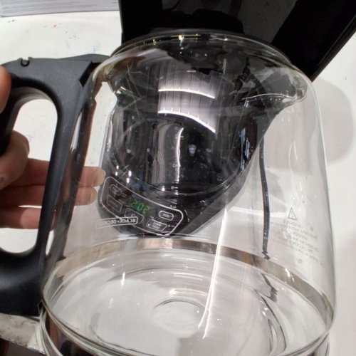 BLACK+DECKER 12-CUP COFFEE MAKER WITH VORTEX TECHNOLOGY - BLACK (MODEL: CM1110BC) image 4