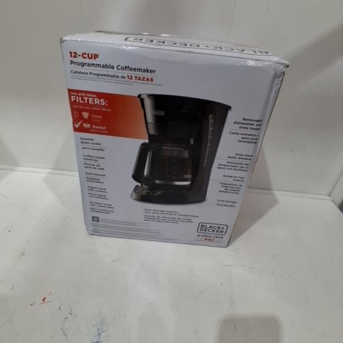 BLACK+DECKER 12-CUP COFFEE MAKER WITH VORTEX TECHNOLOGY - BLACK (MODEL: CM1110BC) image 7