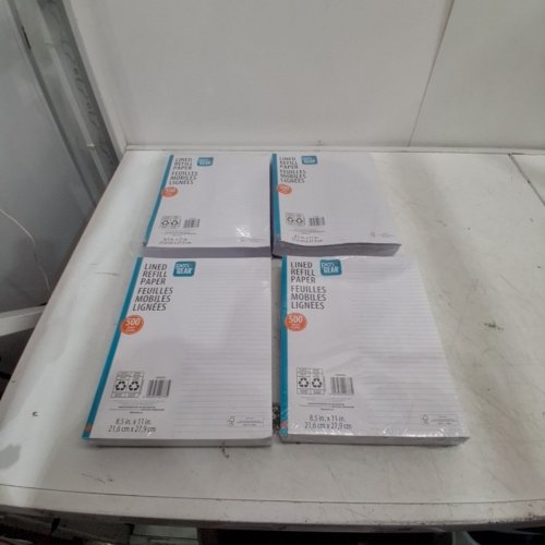 4 (500PK) PEN+GEAR LINED REFILL PAPER - 8.5" X 11" - WHITE image 3