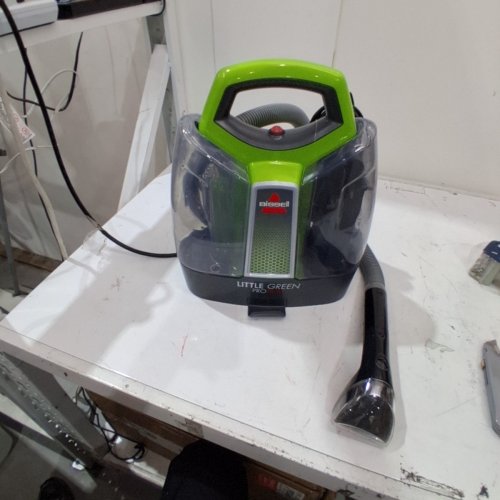 BISSELL LITTLE GREEN PROHEAT PORTABLE DEEP CLEANER/SPOT CLEANER WITH SELF-CLEANING HYDRORINSE TOOL - GREEN/GREY (MODEL : 2513B / 2513N) image 3
