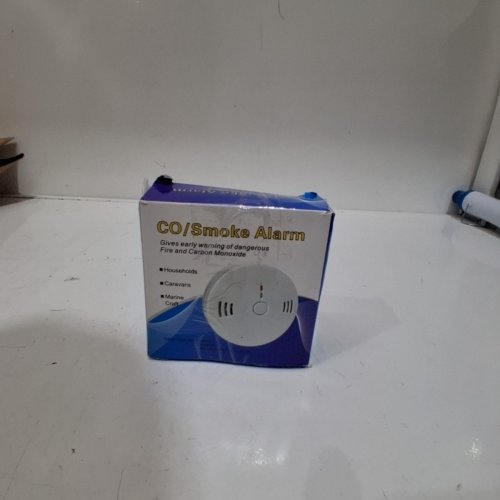SITERWELL ELECTRONICS BATTERY POWERED COMBINITION CO/SMOKE ALARM - 4" X 4" X 1.5" - WHITE (MODEL: GS886) image 5