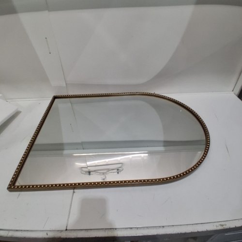 ELEGANT TWIST ARCHED WALL MIRROR - 35" - GOLD image 3