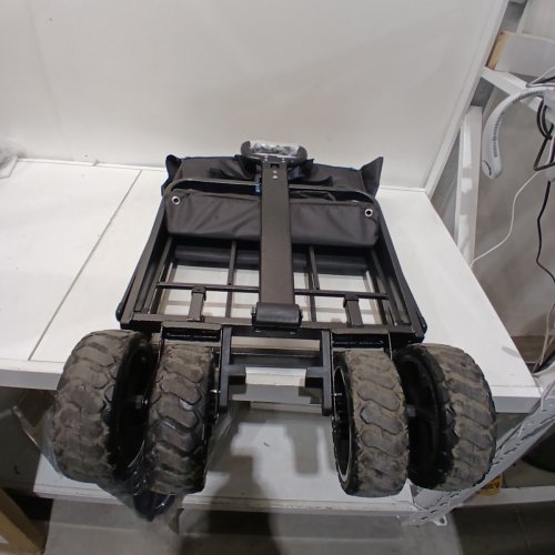 MACSPORTS HEAVY DUTY COLLAPSIBLE FOLDING WAGON WITH BRAKES - 350LBS MAX - 21.7" X 38" X 31" - BLACK (MODEL: 1654593) image 4