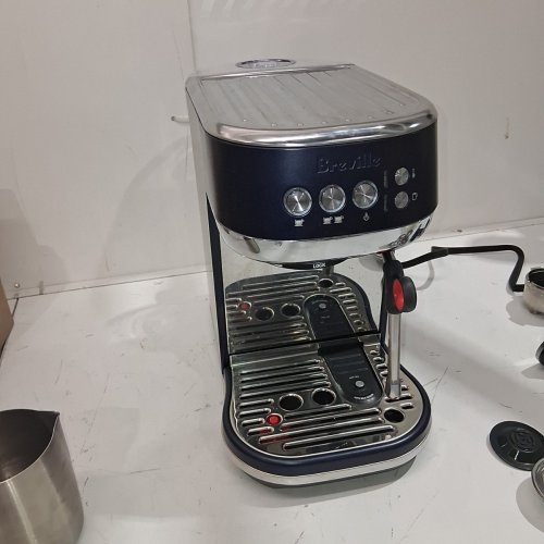 BREVILLE BAMBINO PLUS ESPRESSO MACHINE - DAMSON BLUE (MODEL: BES500 DBL) image 2