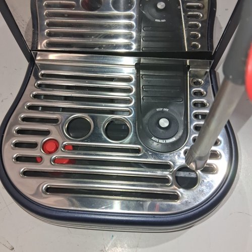 BREVILLE BAMBINO PLUS ESPRESSO MACHINE - DAMSON BLUE (MODEL: BES500 DBL) image 5