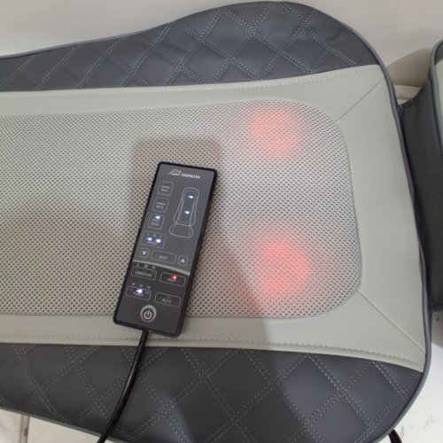 SNAILAX SHIATSU BACK MASSAGER WITH HEAT - 44.1” × 16.7” × 5.9” - GREY (MODEL: SL-22A5) image 2
