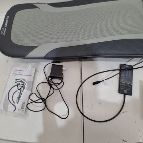 SNAILAX SHIATSU BACK MASSAGER WITH HEAT - 44.1” × 16.7” × 5.9” - GREY (MODEL: SL-22A5) image 4