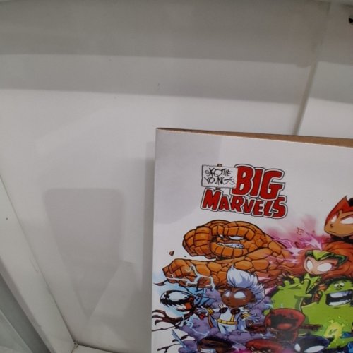 MARVEL SKOTTIE YOUNG'S BIG MARVELS COMIC BOOK STORAGE BOX - HOLDS UP TO 100 COMICS - 15.5" X 7.6" X 10.9" - MULTICOLOR image 2