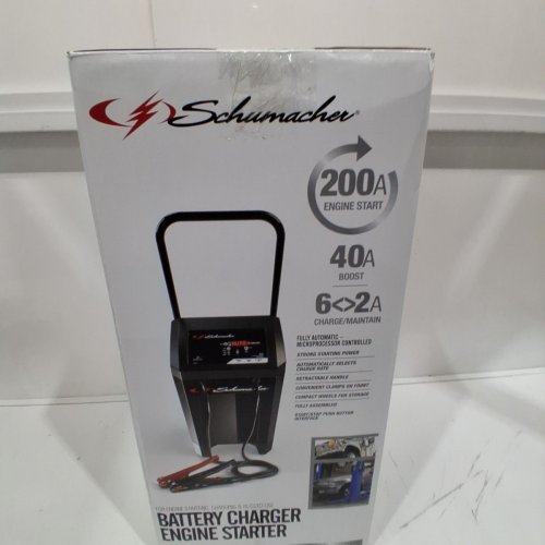 SCHUMACHER WHEELED BATTERY CHARGER AND STARTER - black (model: SC1353) image 6