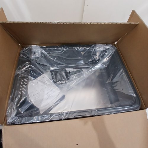 ZARLER STAINLESS STEEL CAT LITTER BOX WITH LID AND SCOOP - 24" X 27"X 14" - GREY (MODEL:SH2815A) image 2