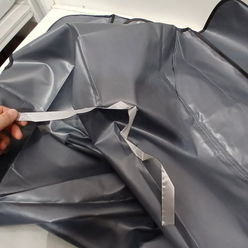 OUTDOOR WATERPROOF COVER - 64" X 96" - DARK GRAY image 4