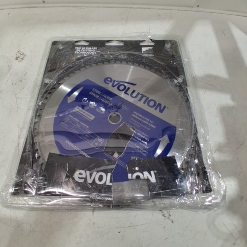 EVOLUTION MILD STEEL CARBIDE BLADE FOR CIRCULAR/CHOP SAW - 355MM - STEEL/BLUE (MODEL: M355TCT-66CS) image 3