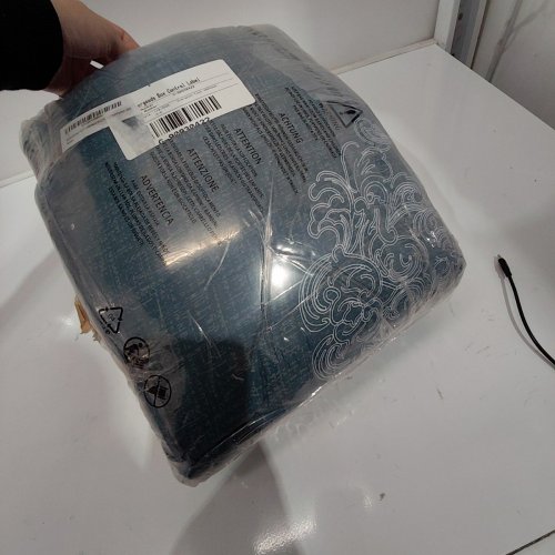 7PC MYBEDSOUL BOHO BED IN A BAG COMFORTER SET - QUEEN - TEAL / WHITE image 4