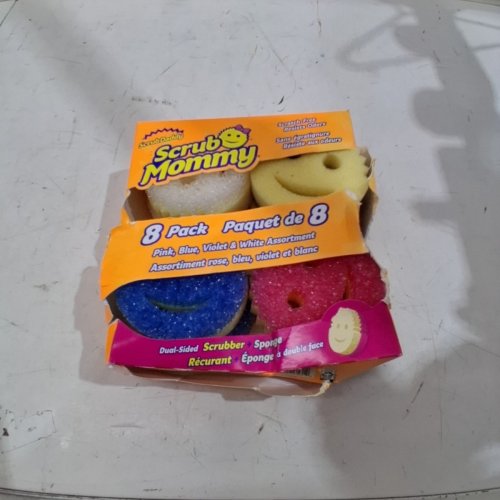 8PK SCRUB MOMMY & SCRUB DADDY FLEX TEXTURE SCRUBBER SPONGE - ASSORTED COLORS image 2