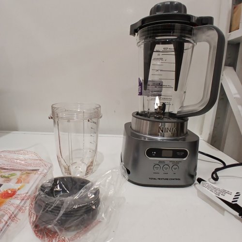 NINJA TWISTI HIGH-SPEED BLENDER DUO - 18OZ. CUP/34OZ. PITCHER - SILVER (MODEL: SS150C) image 4