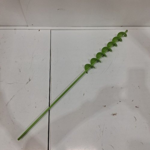 HEAVY DUTY ELONGATED AUGER DRILL BIT FOR PLANTING - 32" X 2" / 3/8" HEX DRIVE - GREEN image 2